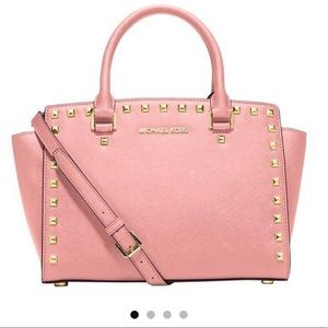 Michael Kors light pink purse